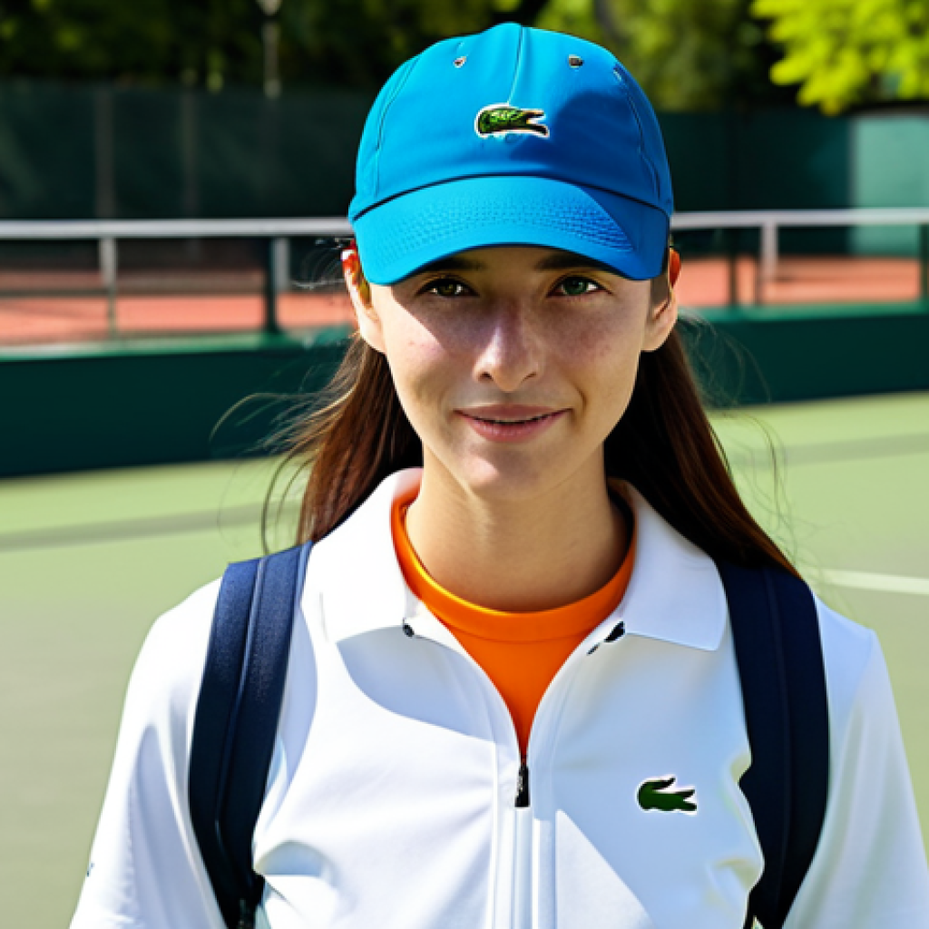 **
"A person wearing a Lacoste Classic Tennis Cap in a bright, sunny outdoor setting, fully clothed in casual wear, appropriate attire for a warm day. The background shows a park or recreational area with people playing sports. Focus on the cap and its design. Safe for work, perfect anatomy, natural proportions, professional photography, high quality, family-friendly."
**